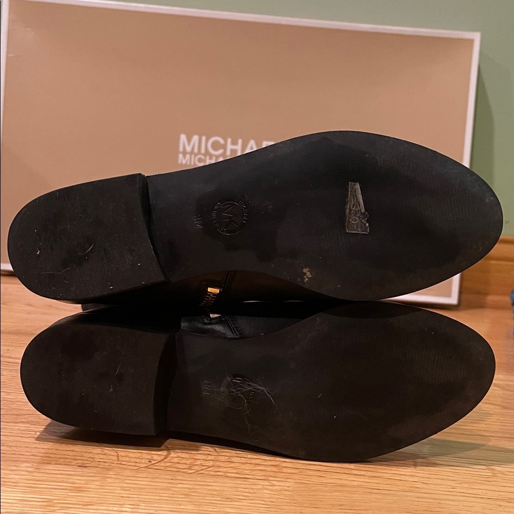 Michael Kors Black Boots with Star Accents - Picture 7 of 8